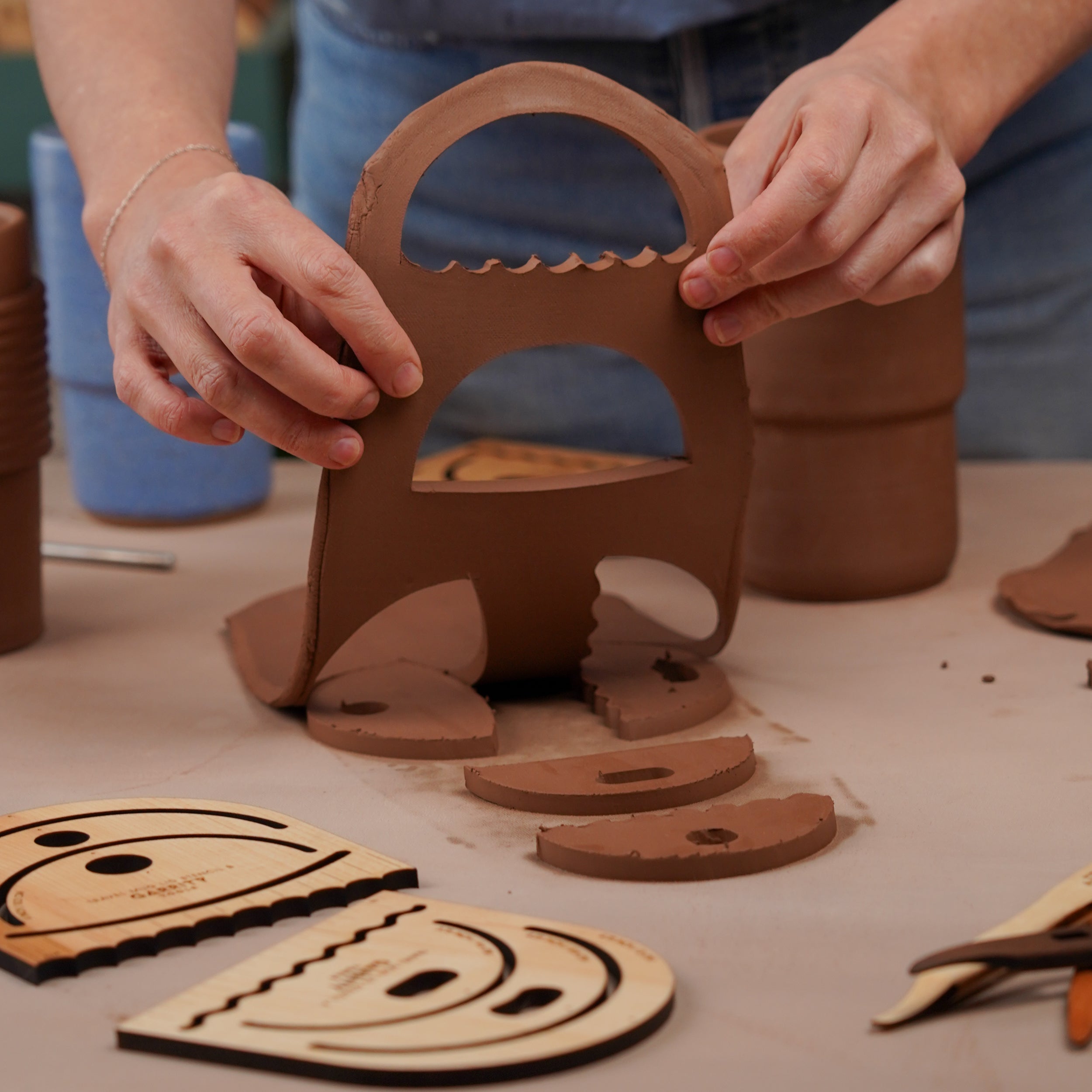 Travel Mug Lid Stencil
